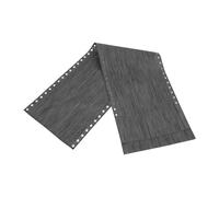 IMIKEYA Tissu de Remplacement Résistant pour Fauteuil Inclinable Pliant, Accessoire Extérieur Noir et Gris, Nappe de Chaise Longue Respirante et Solide, pour Jardin, Camping et Détente