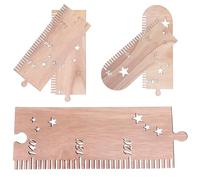 IMIKEYA Toise Bois Murale D'étoile pour Chambre Garçon Fille Mesure Précise, Décoration Charmante Salle de Jeux des Garçon et Filles