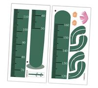 IMIKEYA Toise Murale Cactus Autocollant Mesure Croissance Garçon Fille Chambre Sticker Mural Décoratif Diy Vert Autocollants Muraux Chambre Garçon Frise Murale