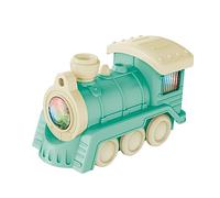 IMIKEYA Train Électrique Jouet pour Garçon et Filles Modèle de Train Musical à Boules Gonflables pour Jouer à L'Intérieur Améliore la Coordination Non Compris Piles