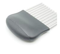 IMIKEYA Trancheuse Ondulée en Acier Inoxydable Facile à Nettoyer Manche en Plastique Pp pour Oignon et Pomme de Terre Cuisine et Magasin