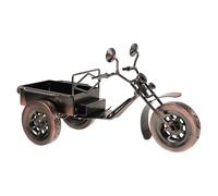 IMIKEYA Tricycle en Fer Sculpture décorative en Fer forgé - Modèle de Tricycle à Trois Roues pour la décoration de Bureau à Domicile ou au Bureau