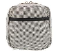 IMIKEYA Trousse de maquillage de voyage : trousse de maquillage en polyester 14 x 14 x 6 cm avec compartiments - trousse de toilette zippée pour les quotidiens et les courts séjours