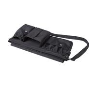 IMIKEYA Trousse de Maquillage Professionnelle Banane Compacte en Toile Résistante à L’Eau pour Artistes Maquilleurs Multiples Poches Rangement Voyage