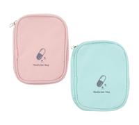 IMIKEYA Trousse de Premiers Secours Lavable et Compacte Portable en Tissu Oxford 2pcs et pour Voyage et Usage Domestique pour Voyage Usage Domestique