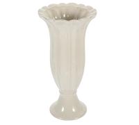 IMIKEYA Vase Céramique Commémoratif pour Tombe Résistant Aux Intempéries Porte-Fleurs Funéraire Élégant Forme de Colonne Romaine Décoration pour Cimetières