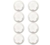 IMIKEYA Ventouse pour Plateforme d'escalade de Tortue en Plastique Blanc, Forte Adhérence, Remplace Les Anciennes Ventouses, pour Aquarium et Surface en Verre, Lot de 8 Pièces
