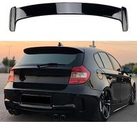 IMIKOS Aileron de Coffre Arrière Couvercle de Coffre de Voiture Ailes de Toit Lèvre pour BMW 1 Series E81 E87 2005-2011 118i 120i, Produits Automobiles (Noir, 1 Pièces)