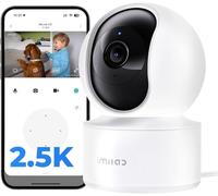 IMILAB 2,5K 4MP Intérieure Caméra Filaire, 360° Surveillance Bébé et Animaux Camera, Work with Xiaomi Home App, Vision Nocturne Couleur, Audio Bidirectionnel, Stockage Local & Cloud (C21)