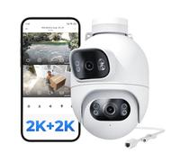 IMILAB EC6 Dual Security Outdoor Caméra: 360° PTZ Dome & Bullet Caméra Bullet pour Une Protection complète, Double Objectif 2K, Vision Nocturne Couleur, Connexion WiFi/LAN, Stockage Local et Cloud 7