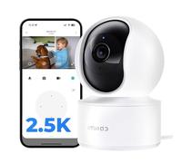 IMILAB Intérieure Caméra Filaire 2,5 4MP, 360° Surveillance Bébé et Animaux Camera, Work with Xiaomi Home App, Vision Nocturne Couleur, Audio Bidirectionnel, Stockage Local & Cloud (C21)