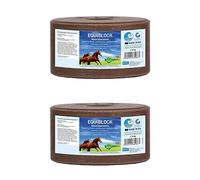 imima Pierre à lécher minérale Cheval EQUIBLOCK Pierre à lécher Set 2 x 3kg - Pierre à lécher pour Chevaux chèvres gibier et Boeuf - Pierre à lécher de sel Pierre minérale