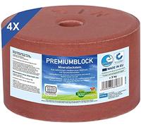 imima Pierre à lécher minérale Cheval PREMIUMBLOCK Kit de Pierres à lécher salées 4 x 3kg - Pierre à lécher salée pour Chevaux Moutons chèvres gibier et Boeuf - Pierre à lécher salée minérale