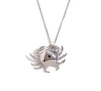 IMINI Collier avec pendentif mignon crabe pour femme griffes d'animaux marins en acier inoxydable, colliers à chaîne réglables cadeaux de bijoux minimalistes chaîne de 18 pouces, Piccolo, Acier