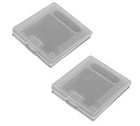 iMinker carte de jeu en plastique clair de la cartouche de stockage cas boîte couverture de poussière pour Gameboy Color, Gameboy Pocket, GB GBC GBP (2 pièces)