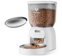 IMIPAW PET Distributeur automatique de nourriture pour chat : distributeur de nourriture pour chat 4 L programmable 1 à 6 repas - Facile à nettoyer et double alimentation avec sac déshydratant pour