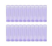 Imirootree 30 PCS 5 ML Violet en Plastique Brillant À Lèvres Baume à Lèvres Tubes avec Fond Twist et Top Cap Vide Recharge DIY Voyage Rouge À Lèvres Baume À Lèvres Tubes