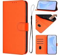 IMIRST Étui portefeuille pour OnePlus Nord 4 5G, 3 porte-cartes et béquille [Coque intérieure en TPU résistant aux chocs] Étui de protection à rabat pour OnePlus Nord 4 5G, YBCS Orange