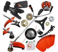 IMJ-Global - Débroussailleuse à couple, tondeuse à couple professionnelle et pour amateurs, 2 temps, refroidissement à air, 62 cc, vitesse de rotation maximale 10700 tr/min