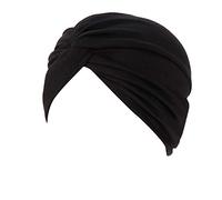 IMJONO Chapeau de Chimiothérapie Femme, Mode Couleur Unie Bonnet Chimio Turban Musulmanes Coton Wrap Hijab Cap Bonnet de Nuit pour Perte de Cheveux Cancer
