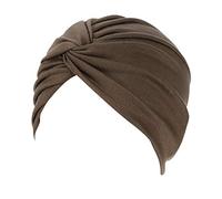 IMJONO Chapeau de Chimiothérapie Femme, Mode Couleur Unie Bonnet Chimio Turban Musulmanes Coton Wrap Hijab Cap Bonnet de Nuit pour Perte de Cheveux Cancer