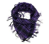 IMJONO Unisexe Mode Femmes Hommes Écharpes L'hiver Foulards1 PC arabe Shemagh Keffieh Palestine Écharpe Châle Emballage( Violet)