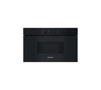 Indesit - Micro-ondes encastrable, noir, solo, 22 l, plateau 25 cm, dã©congã©lation imk11b