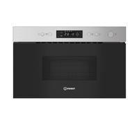 IMK12X Micro-ondes combiné, 22 litres, encastré, 750 W, noir/acier inoxydable