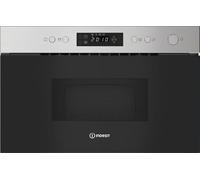 IMK12X Micro-ondes combiné, 22 litres, encastré, 750 W, noir/acier inoxydable