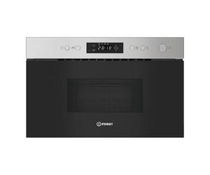 IMK12X Micro-ondes combiné, 22 litres, encastré, 750 W, noir/acier inoxydable