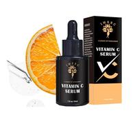 IMKRC Sérum de vitamine C, 20 % d'acide L-ascorbique, avec acide hyaluronique, acide férulique, vitamine E, 30 ml