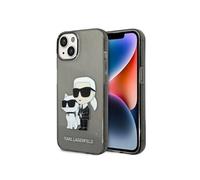 IML Glitter NFT Karl & Choupette - Coque pour iPhone 14 Plus (Noir)