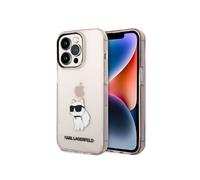 KARL LAGERFELD KLHCP14XHNCHTCP Coque Rigide pour iPhone 14 Pro Max 6,7" Rose IK