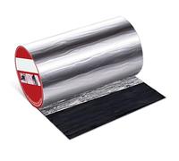 IMLAM Bitume Bande, Ruban Étanche en Caoutchouc Butyle en Aluminium, Bande d'étanchéité bitumeuse et alu, pour Fuite de Toit, Fissure de Surface, Écart de Rebord de Fenêtre (Size : 0.3x10m)