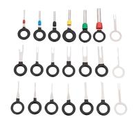 IMLDUY 21 Pièces Outil de Déverrouillage de Cosse,Kit d'Extraction de Bornes de Connecteur Électrique,Extracteur de Broches pour Réparation de Câblage Automobile, Outil de Démontage de Terminaux Auto