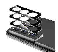 imluckies Lot de 3 protections d'objectif d'appareil photo pour Samsung Galaxy S21 FE 5G 2021 en verre trempé ultra fin, anti-rayures et transparent HD, installation facile, compatible avec les coques uniquement pour Samsung Galaxy S21 FE 5G 2021 - Noir