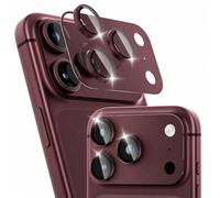 imluckies pour Protecteur d'objectif pour iPhone 18 Pro Max, Bordeaux | Protection Haut de Gamme en Deux Parties, Module d'objectif Métallique et Protection d'objectif d'origine,Aluminium Usiné CNC