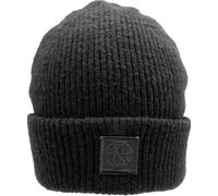 IMMA AS Roma ASR Leather Patch Knitted Skipper Beanie - Black