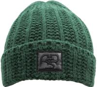 IMMA AS Roma ASR Leather Patch Knitted Skipper Beanie - Dark Green