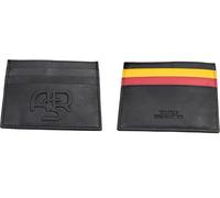 IMMA ASR Basic Leather Cardholder, Portefeuille Mixte, Noir