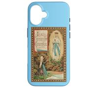 Immaculée Conception Notre Dame Lourdes Bernadette Coque pour iPhone 16