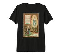 Immaculée Conception Notre Dame Lourdes Bernadette T-Shirt Haut de Gamme