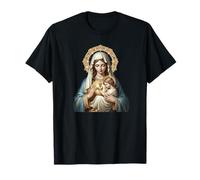 Immaculée Conception Vierge Marie Tenant T-Shirt