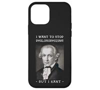 Immanuel Kant : Je Veux arrêter de Philosopher Le Jeu de Mots Coque pour iPhone 12 Mini