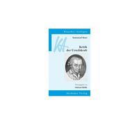Immanuel Kant: Kritik Der Urteilskraft