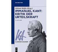 Immanuel Kant: Kritik Der Urteilskraft