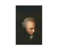 Immanuel Kant Philosophe Poster mural Impression sur toile Décoration d'intérieur 60 x 90 cm
