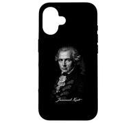 Immanuel Kant Portrait Classique du Philosophe des Lumières Coque pour iPhone 16