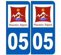 immatriculation 05 Hautes-Alpes - Sticker/autocollant