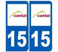 immatriculation 15 Cantal - Sticker/autocollant